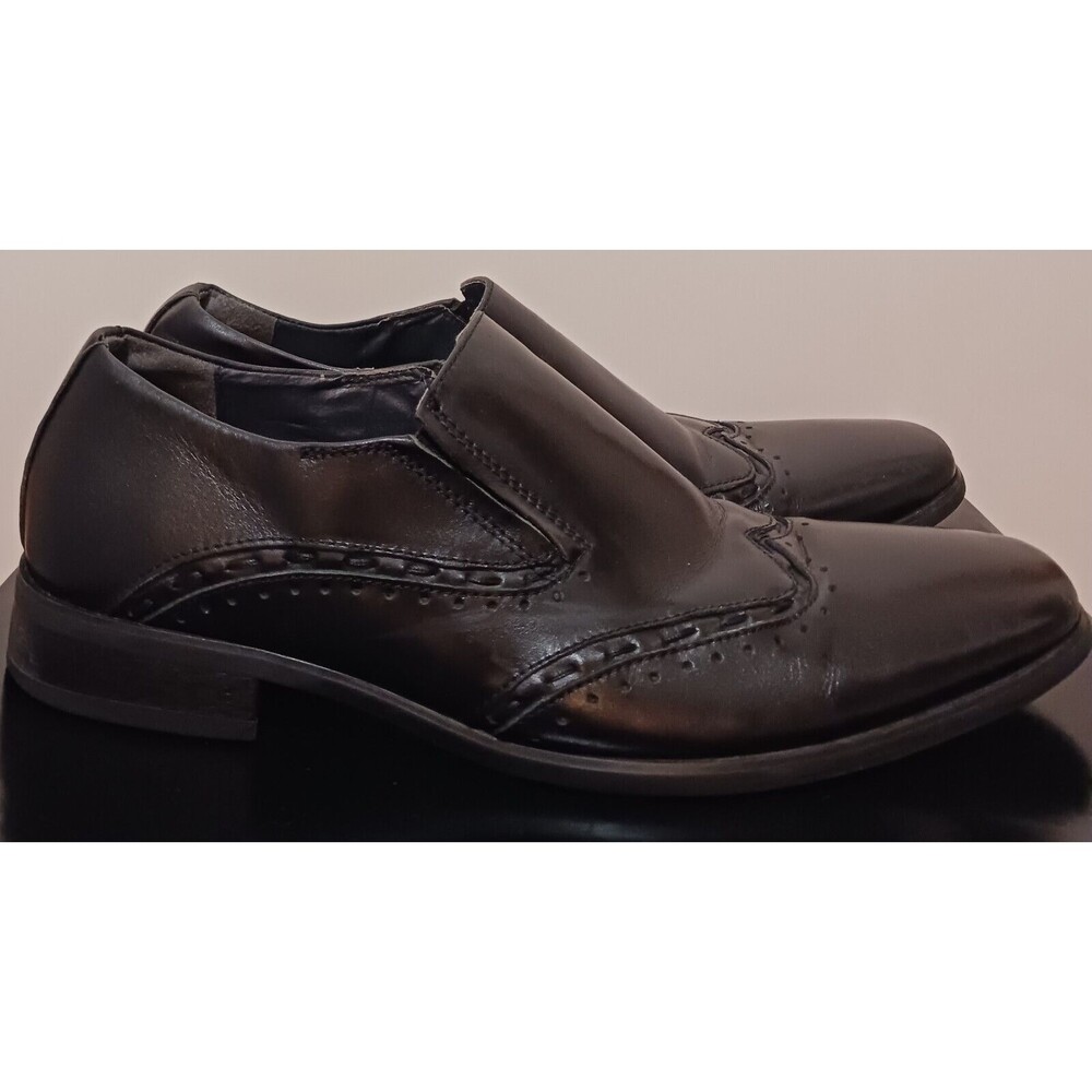 2-Steve Madden (Slip On-Dress Shoes)-(Black-Brown)-(Size 10)-(Pre-owned)-$35.00